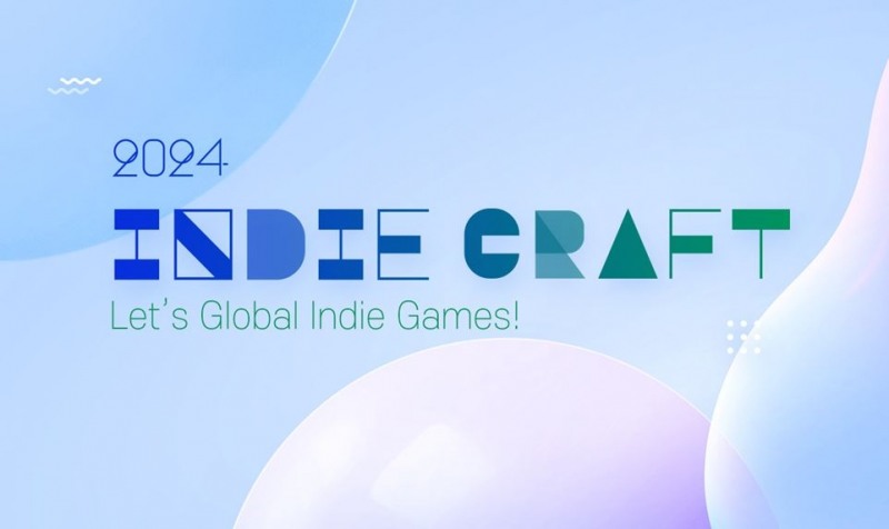대한민국을 대표하는 인디게임 축제인 ‘2024 인디크래프트’ 출품작 모집 포스터