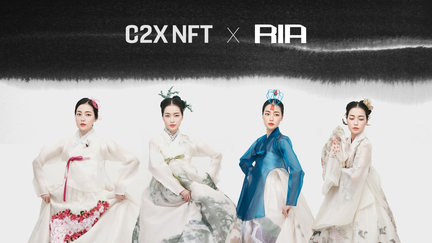 C2X NFT 마켓플레이스, 가상인간 '리아' 미공개 한복 화보 NFT 판매