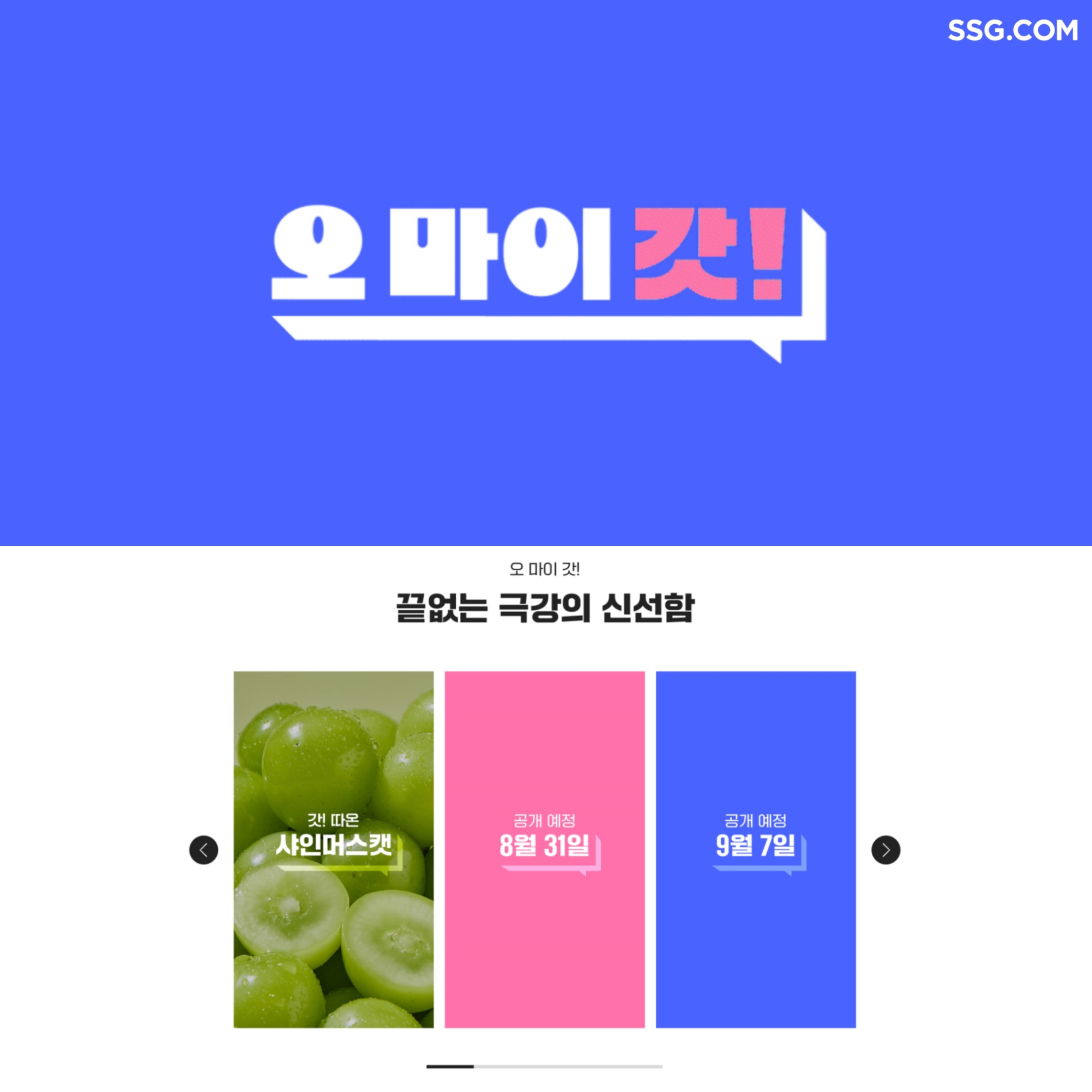 [생활경제 이슈] SSG닷컴 ‘오마이갓!신선’ 캠페인 시작 外