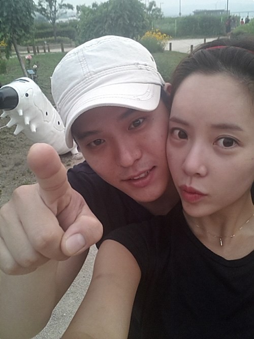 ▲황정음김용준(사진=황정음미투데이)