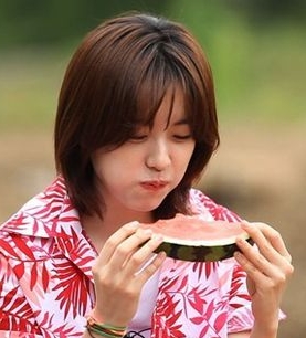 한효주 수박 먹방, 몸빼바지 입고 수박 '흡입'