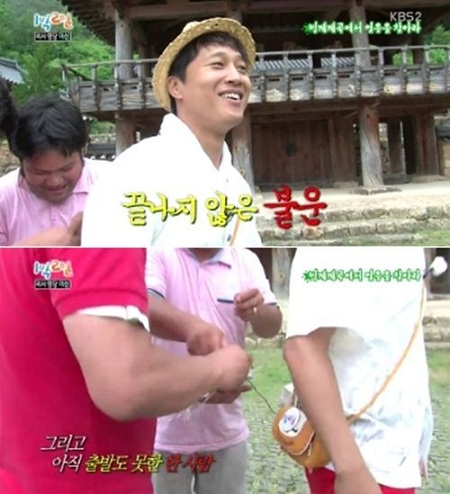 ▲차태현마이크고장(사진=KBS방송캡처)