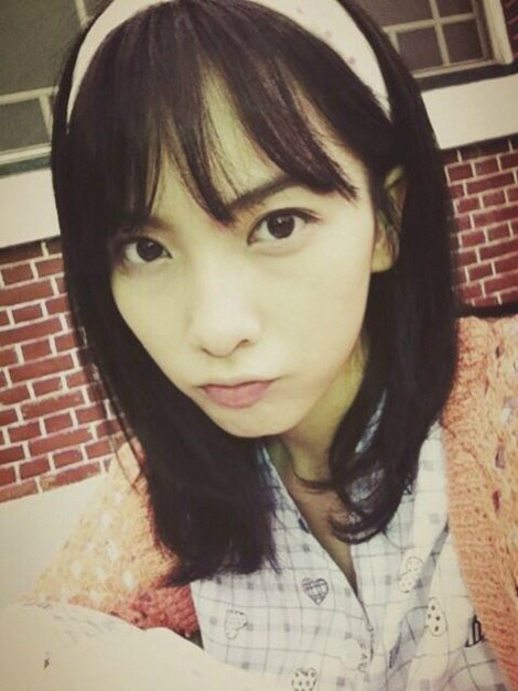 강지영잠옷셀카