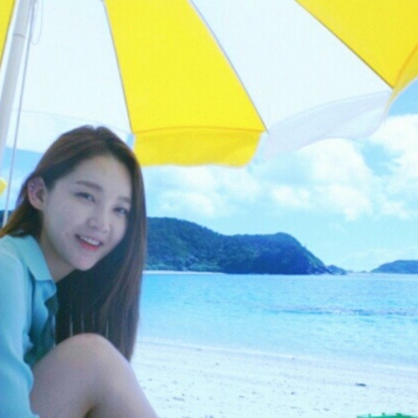 ▲강민경해변사진(사진=강민경인스타그램)