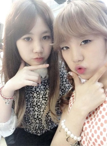 ▲백아연박지민(사진=백아연트위터)