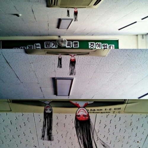 ▲어떤교실의에어컨(사진=인터넷게시판)