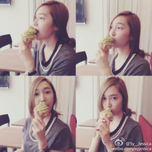 ▲제시카아이스크림(사진=제시카웨이보)