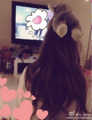 ▲제시카뒤통수(사진=제시카웨이보)