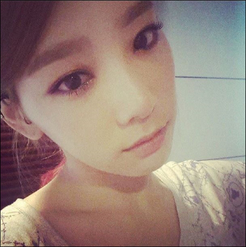 ▲태연초근접셀카