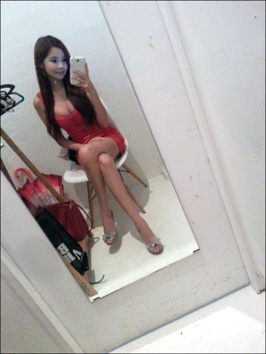 ▲한규리밀착원피스(사진=페이스북)