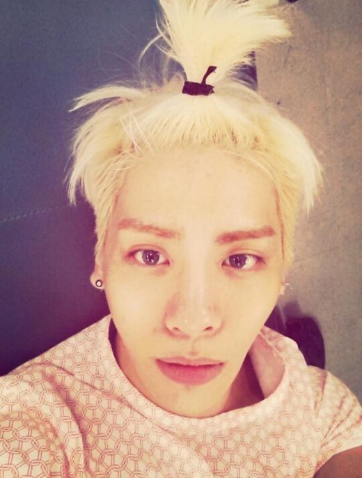 ▲종현사과머리(사진=종현트위터)