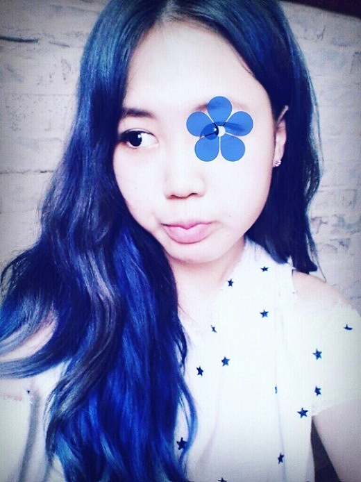 ▲박지민파란색머리