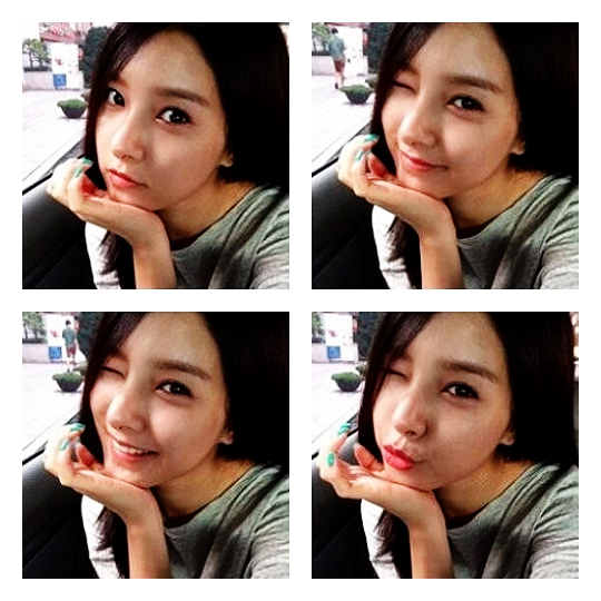 ▲김소은윙크