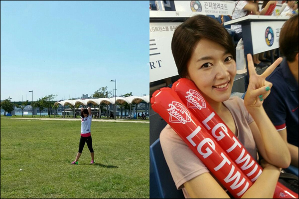 ▲이윤아시구(사진=이윤아트위터)