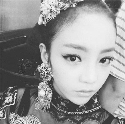 ▲구하라조우종커플연기(사진=구하라인스타그램)