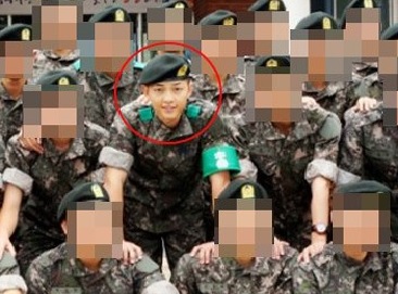 ▲송중기훈련소사진(사진=22사단신병교육대대카페)