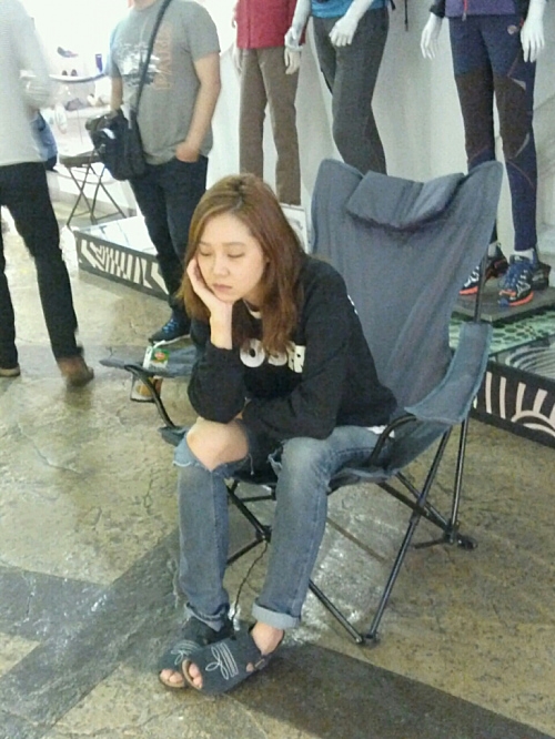 ▲공효진쪽잠(사진=공효진미투데이)