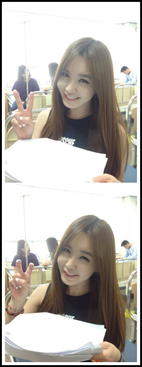 ▲강예빈A4용지(사진=강예빈미투데이)