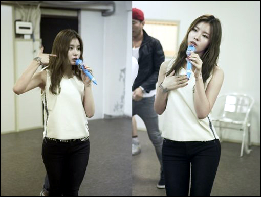 ▲김예림안무연습