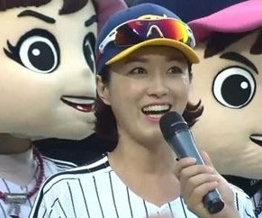 ▲오연수시구(사진=KBSNSPORTS중계화면캡처)
