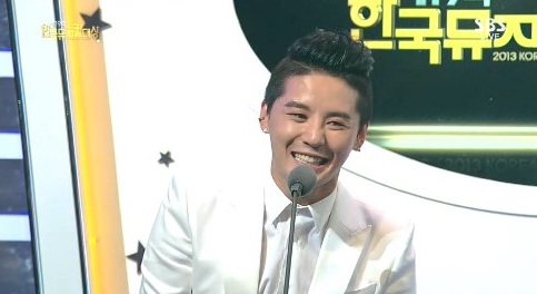 ▲김준수인기상(사진=SBS한국뮤지컬대상방송캡처)