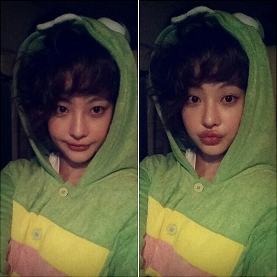 ▲오연서잠옷셀카