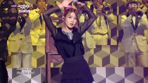 ▲아이유컴백뮤직뱅크(사진=KBS방송캡처)