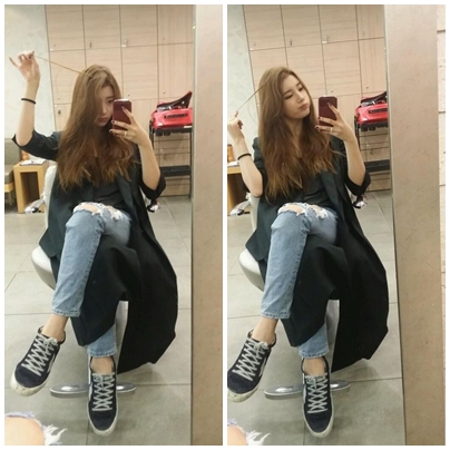 ▲수지거울셀카(사진=수지트위터)
