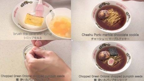 ▲라면같은케이크(사진=인터넷게시판)
