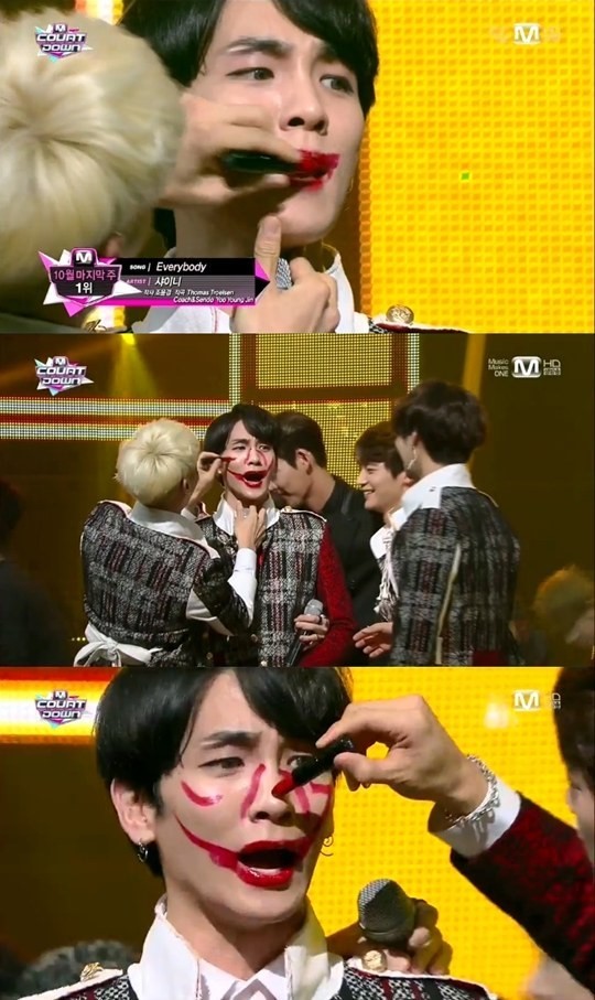 ▲샤이니1위공약(사진=엠카캡처)