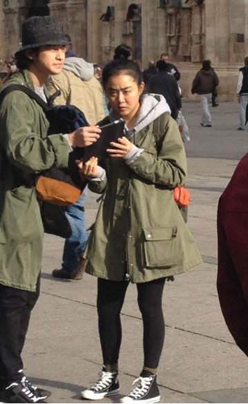▲문근영김범커플룩