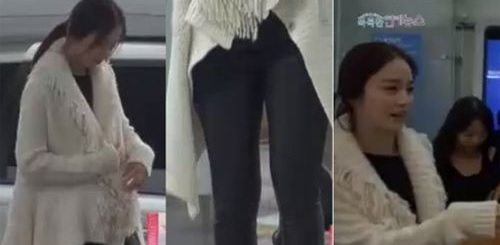 ▲김태희공항패션(사진=OBS방송캡처)