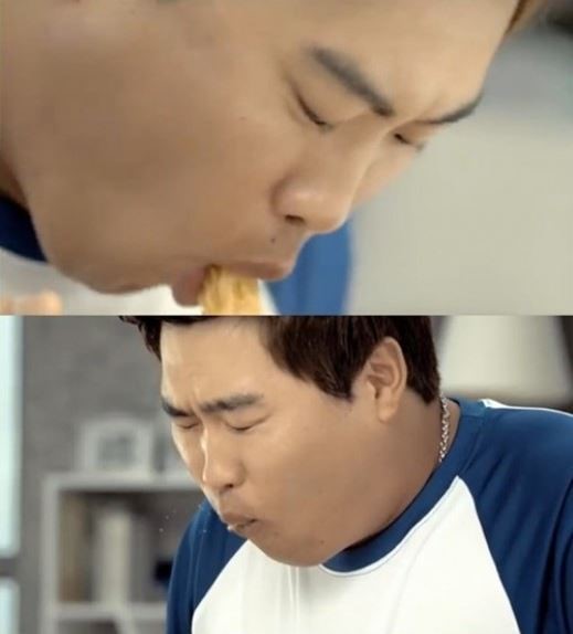 ▲류현진라면먹방(사진=해당방송캡처)