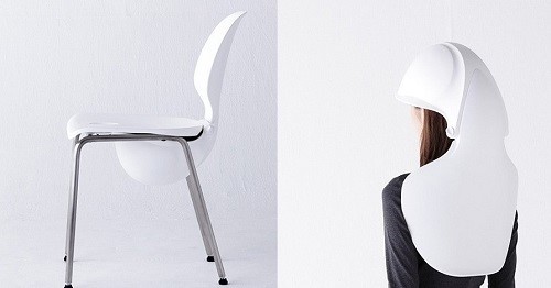 ▲헬멧으로변하는의자(사진=인터넷게시판)