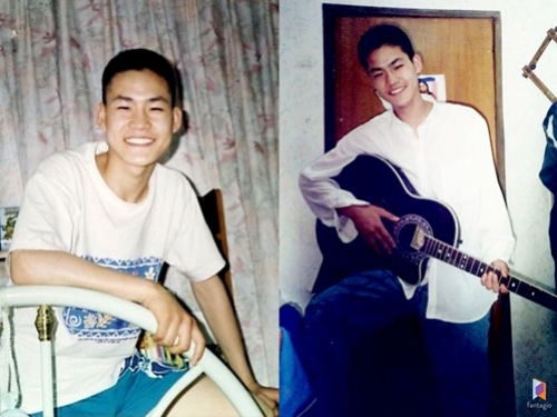 ▲김성균1994년당시(사진=판타지오페이스북)