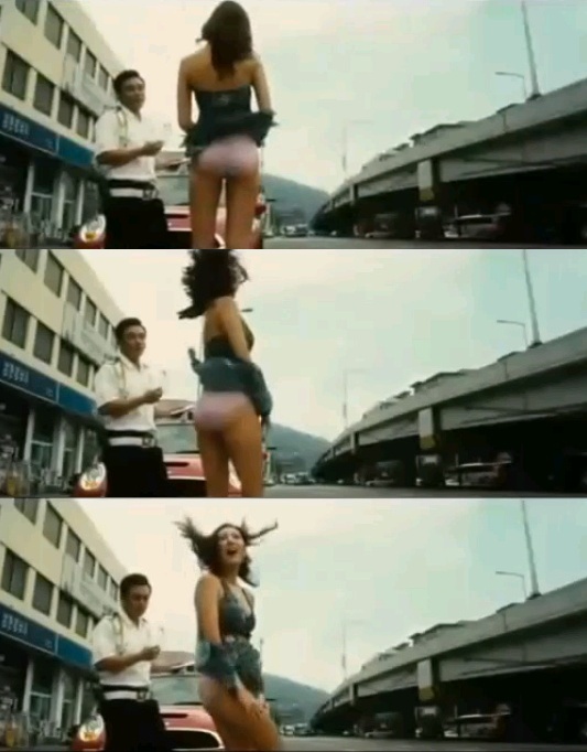 ▲이수정팬티노출(사진=퀵캡처)
