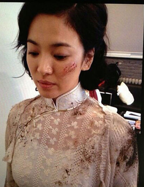 ▲송혜교상처분장(사진=영화'태평륜'관계자웨이보)