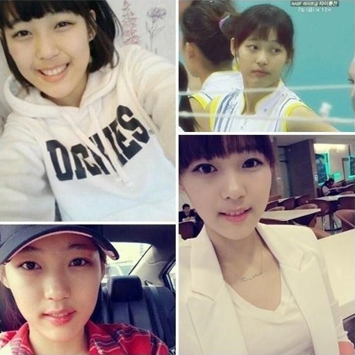▲얼짱배구선수곽유화(사진=인터넷게시판)