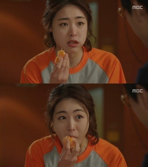 ▲이연희귤먹방(사진=MBC‘미스코리아’캡처)