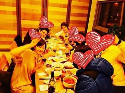 ▲응사단체회식포착(사진=인터넷게시판)
