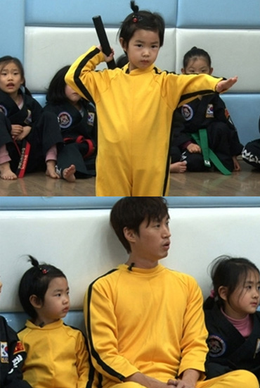 ▲하루이소룡패션(사진=KBS슈퍼맨이돌아왔다)