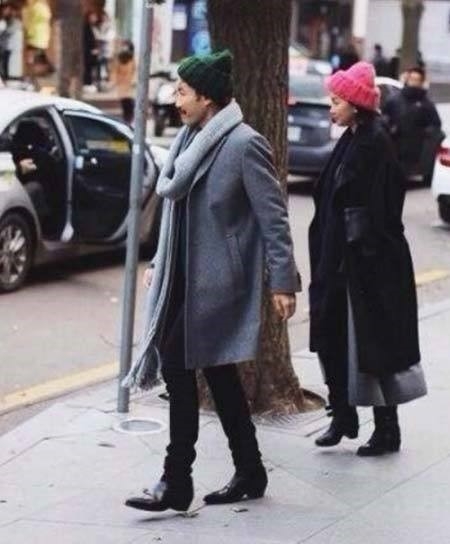 ▲노홍철장윤주포착(사진=인터넷게시판)