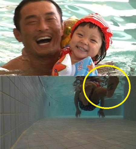 ▲추성훈추사랑수영장(사진=KBS'슈퍼맨이돌아왔다'캡쳐)