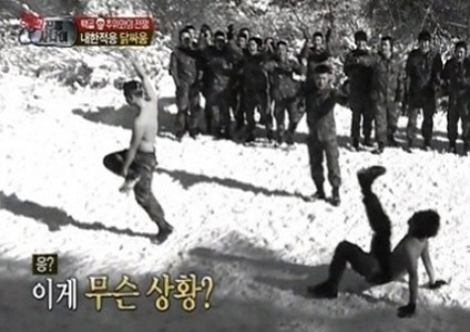 ▲장혁1초패배(사진=진짜사나이방송캡처)
