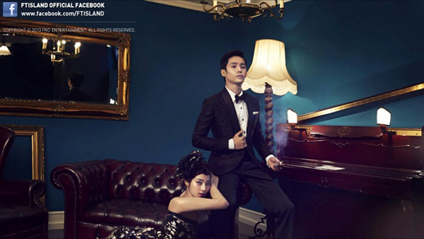 ▲FT아일랜드이재진-주니엘(사진=FT아일랜드페이스북)
