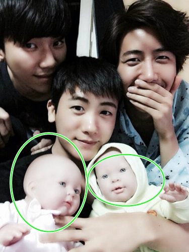 ▲박형식아기인형(사진=박형식트위터)