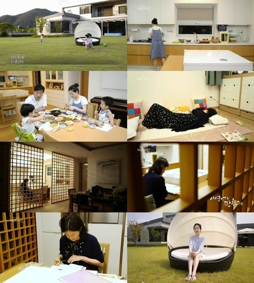 ▲이영애집공개(사진=이영애의만찬캡처)