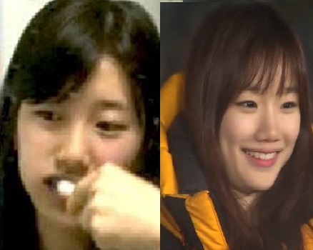 ▲1박2일슬기작가수지닮은꼴
