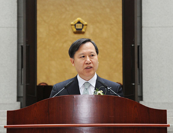 ▲박병대신임법원행정처장취임(사진제공=대법원)