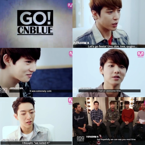 ▲씨엔블루(사진=Mnet‘GO!CNBLUE’캡처)